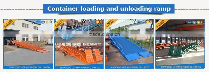 Container load ramp,Warehouse loading ramp,Car yard ramp