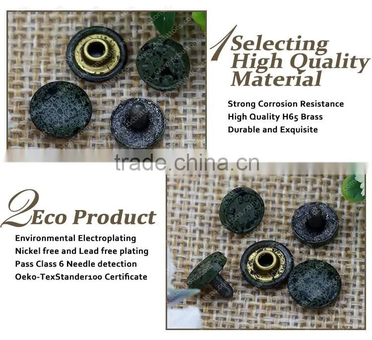 Garment Button Rivet Snap Head Rivets for Clothing