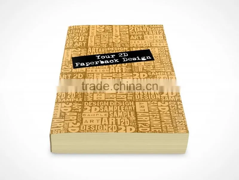 2016 paperback book, softcover book printing in China