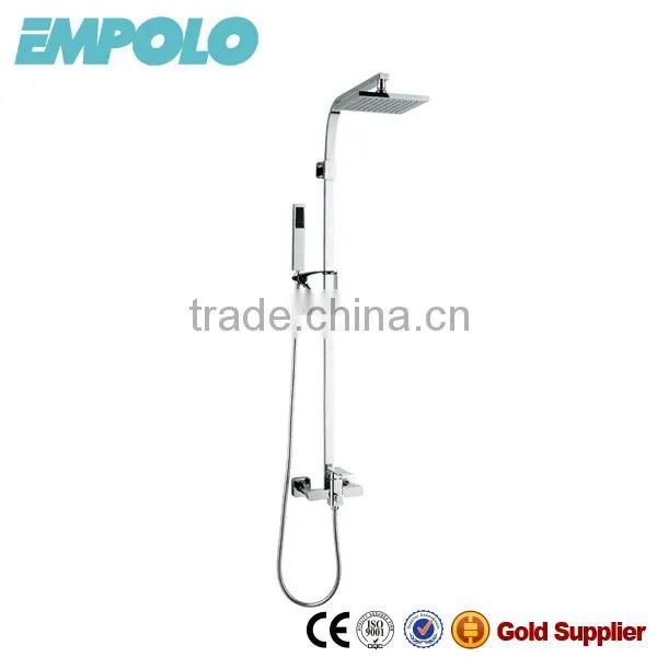 Chrome Plated Rain Shower Set with Square Top Shower 13 4602