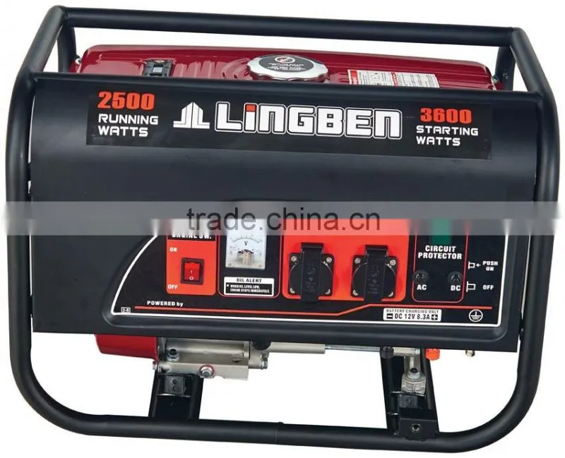 Lingben China cheap 3kva home generator set