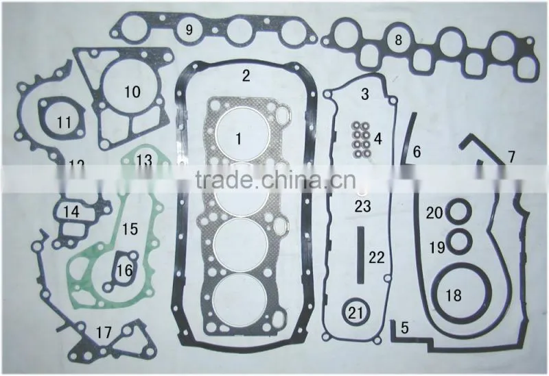 PN Car Engine Parts Full Gasket Set Seal Gasket for 8ABN-10-271 50162900