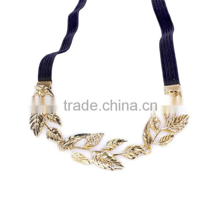 leaf elastics yiwu wholesale hair accessories, vintage hair accessories