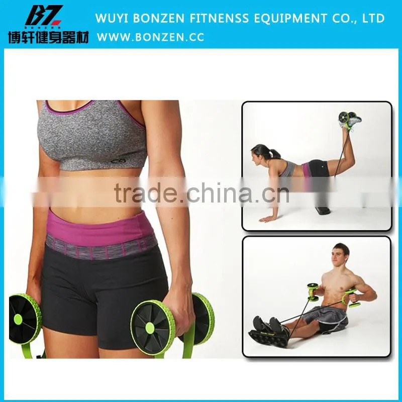 Newest Fitness Equipment Ab Wheel Ab Roller Pull Rope