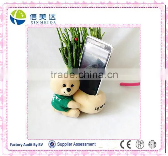 Novelty products made in china teddy bear mobile holder