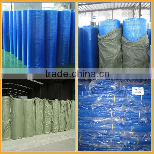 Top quality simple maintenance pvc waterproof bubble plastic swimming pool cover