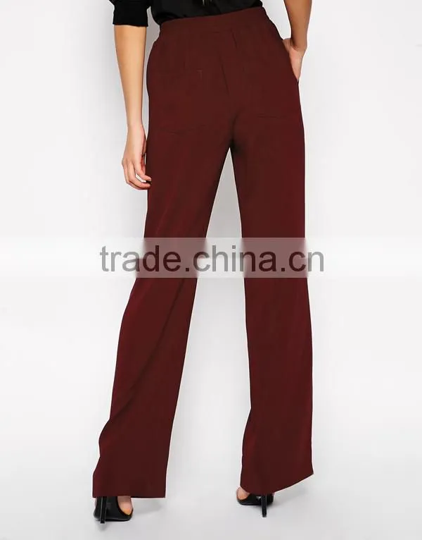High rise waist wide legging pants