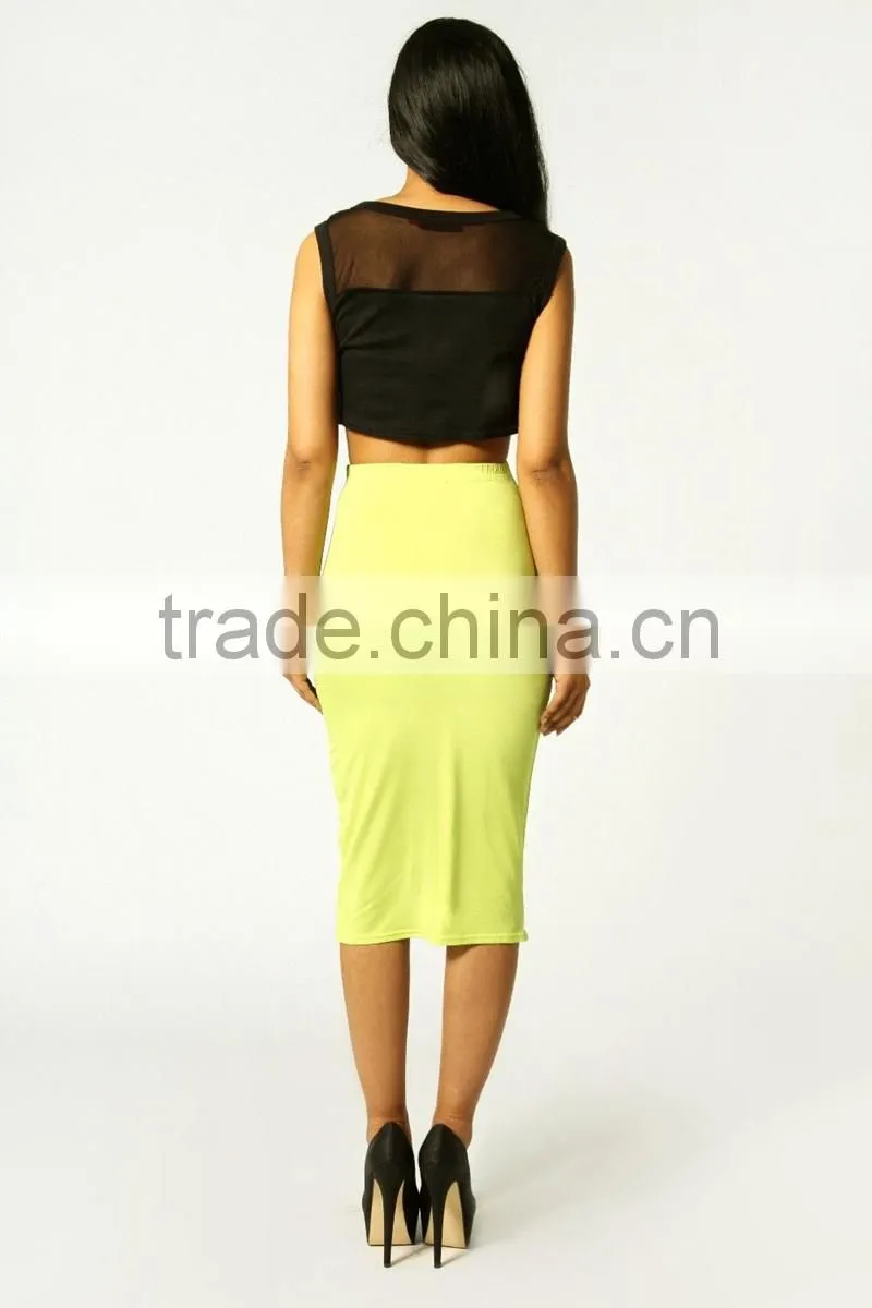 Wholesale Red Jersey Tube Sexy Skirt