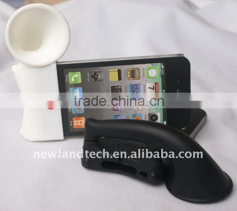 silicone horn stand for iphone