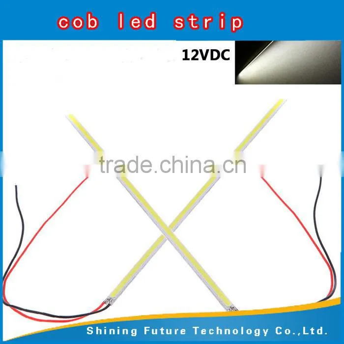 12 volt cob led strip aluminum warm white daytime running light
