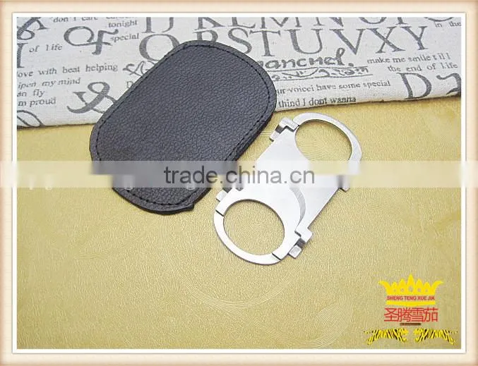 Stainless steel cigar scissors