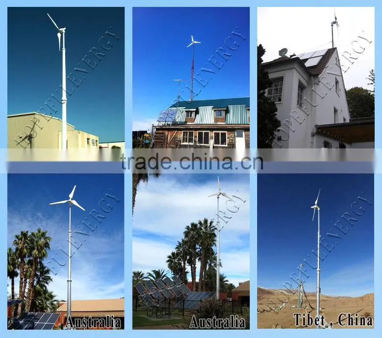1.5kw vertical axis permanent magnet wind turbine system
