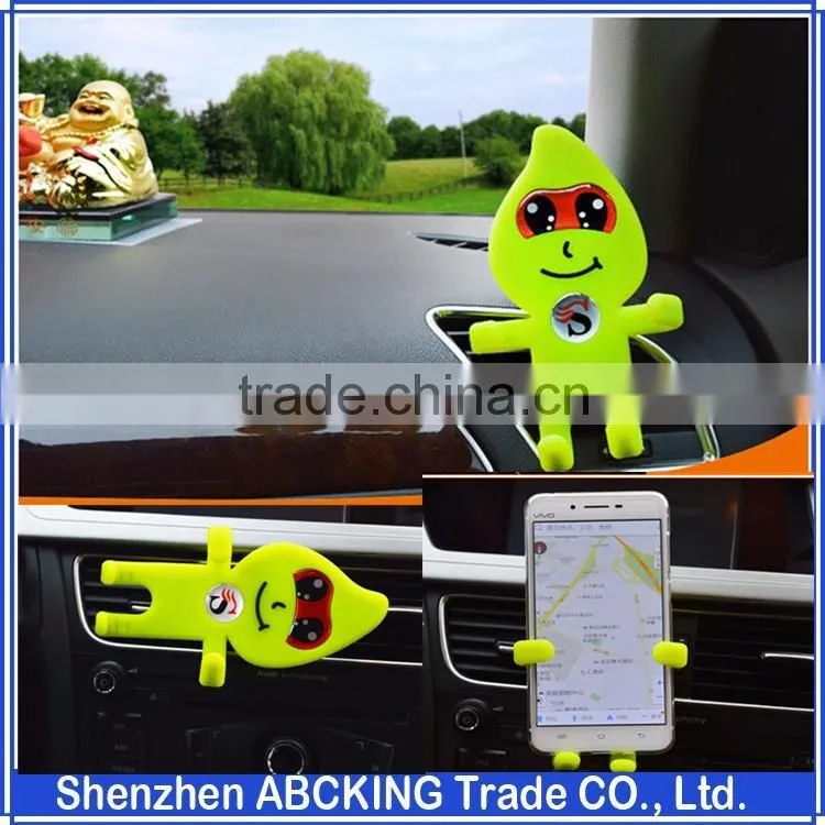 No Charger desktop phone Stand Compatible Brand cartoon face multi-functuional Car holder