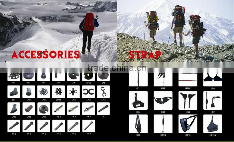 Lightweight Trekking Stick With EVA Handle