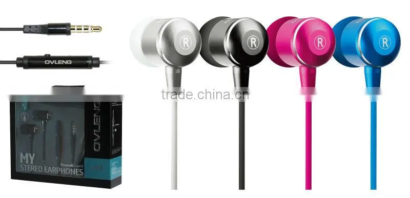 Metal earphone for iphone/samsung/huawei/xiaomi