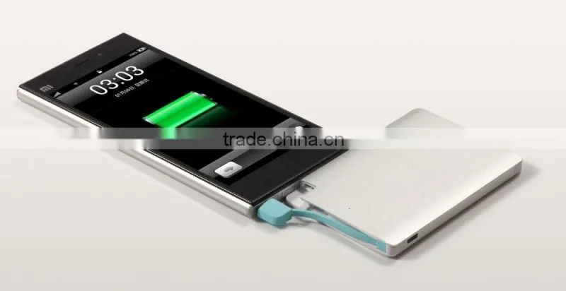 2016 3000mah shenzhen factory ultra slim credit card power bank