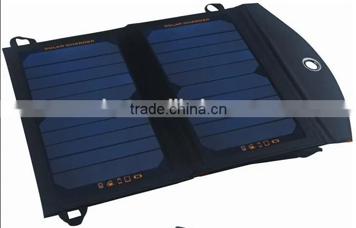 outdoor portable 12w flexible solar panel backpack charger