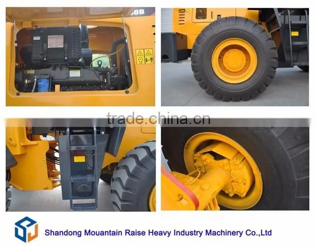 New farm equipment 5tons wheel loader with 3cbm bucket zl50