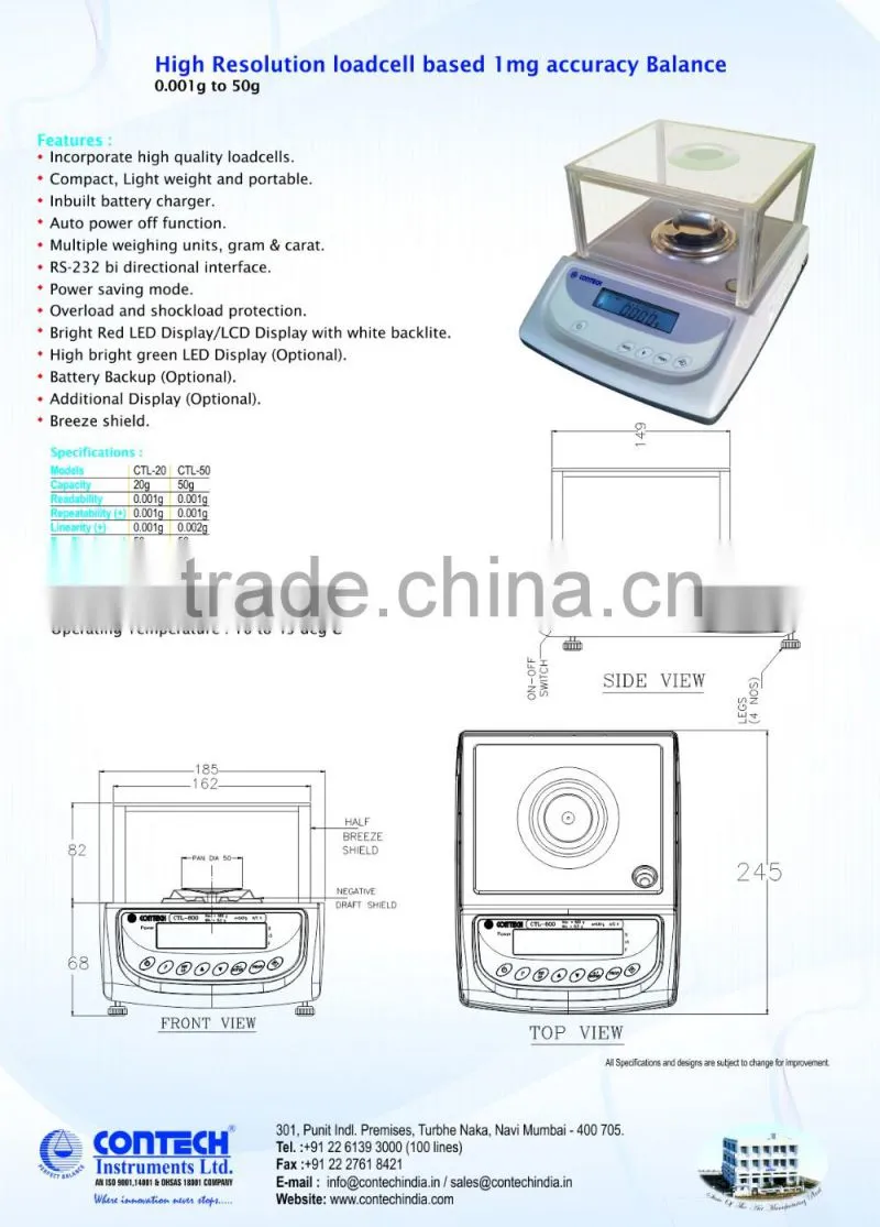 Scale for Precious Stone