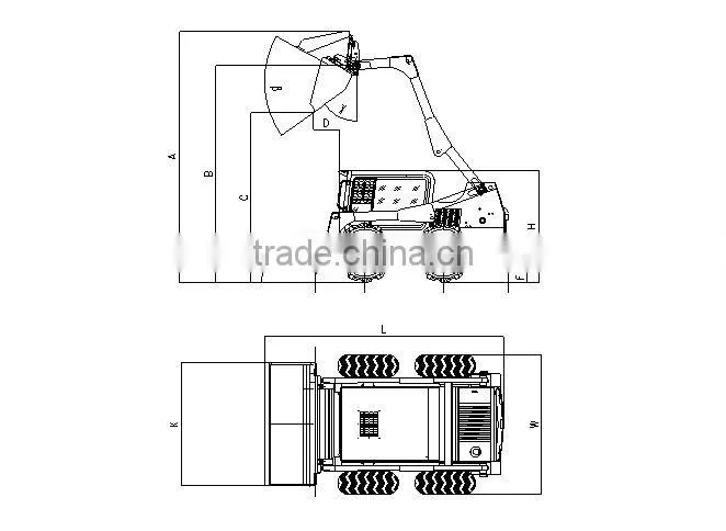 850kg farm tractor buckets for skid steer loaders