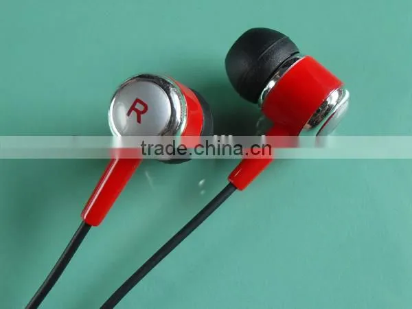 Customized logo color High Bass stereo head phone for ipod