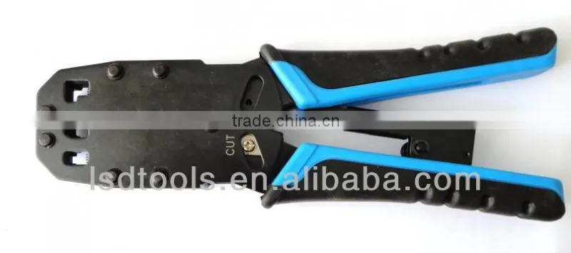 RJ10 RJ11 RJ12 modular plug crimping amp network tool for rj45 keystone jack network hand tools crimper LT-200R