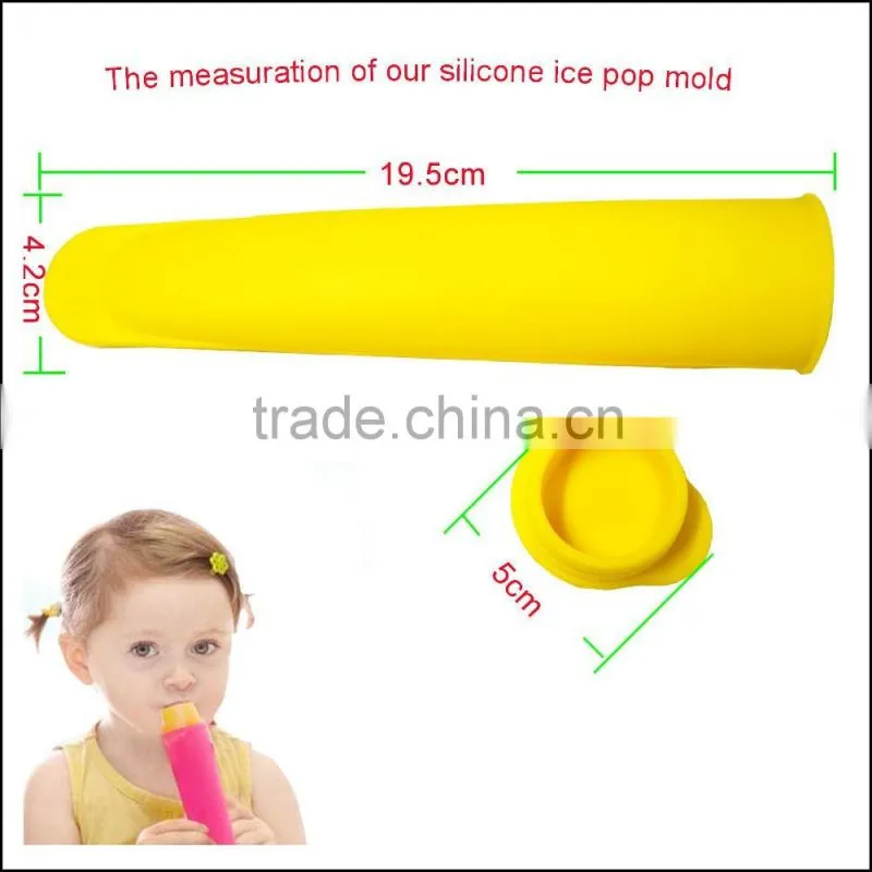 Hot sale on amazon customized logo premium silicone popsicle mold
