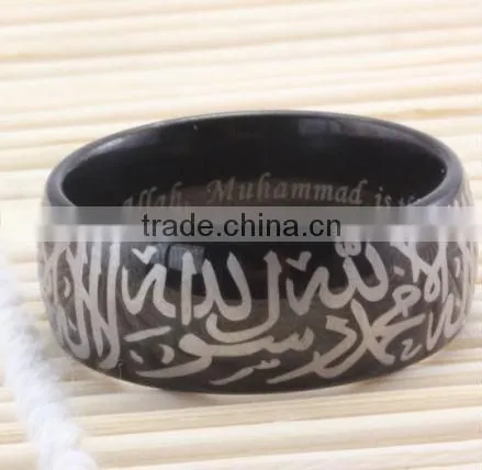 fashional women black ceramic ring for unisex