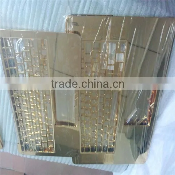 for macbook shinning 24k gold plated , luxury 24ct gold edition for macbook air