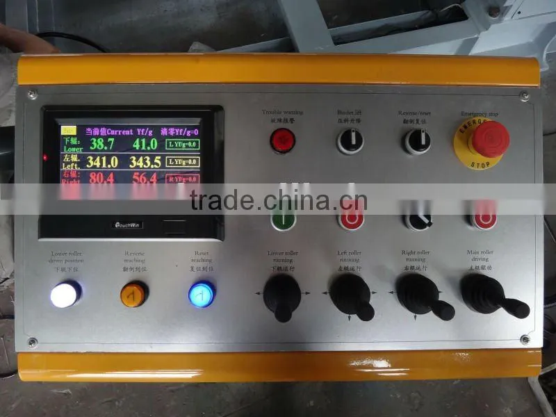 pre-bending plate rolling machine 4-roller CNC plate rolls bending machine