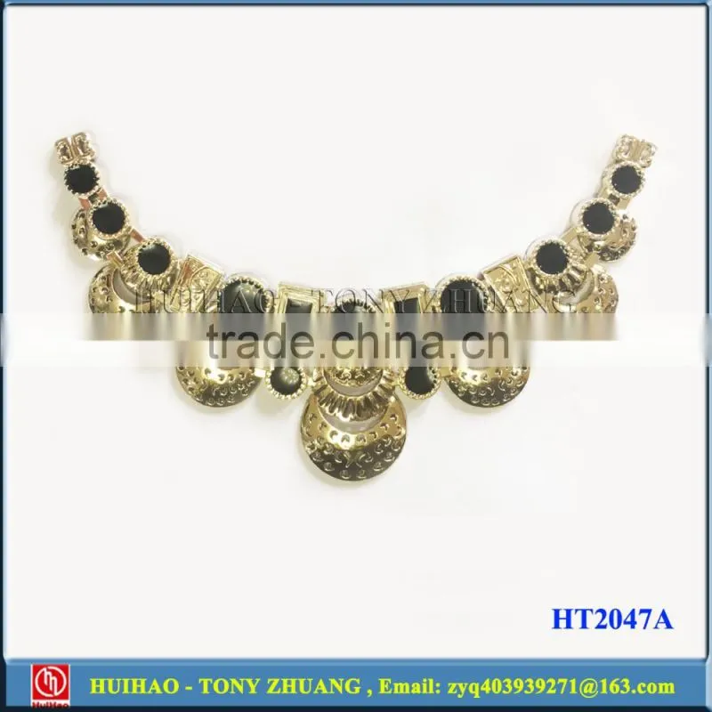 high quality TPU slipper uppers ornament shoes vamps HT2042B