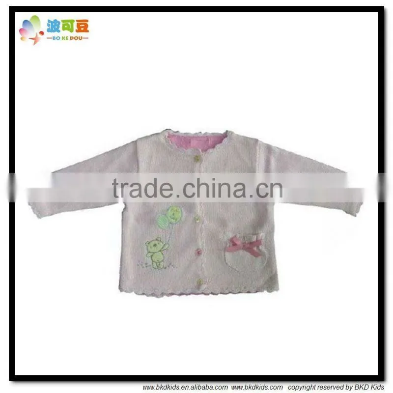 BKD 2015 new arrival cute baby girl sweater cardigans