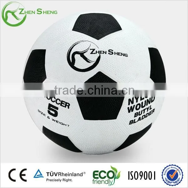 Zhensheng deflated natural rubber soccer ball