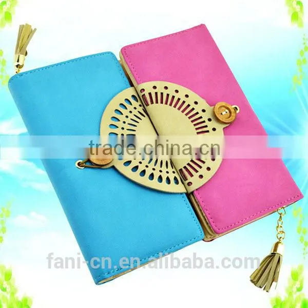 2015 new arrival multi card holder fancy PU leather wallet with custom design for women