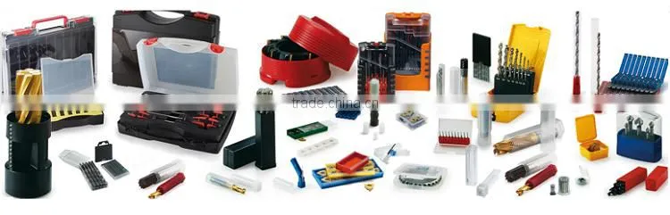 Hss drill bits packaging clear solid plastic box