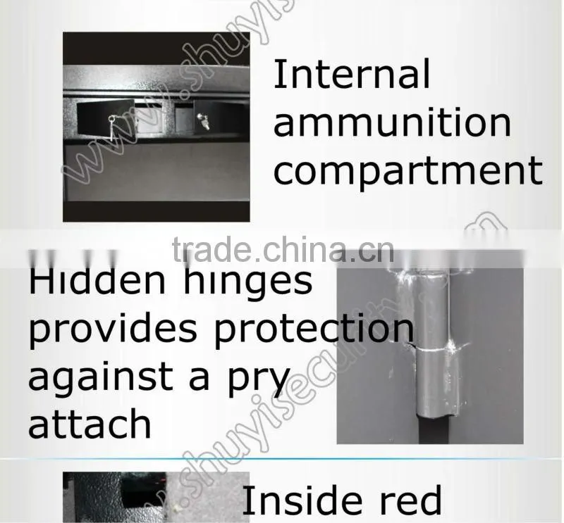 high quality large electronic fire resistant ammo safe box/ gun safe box