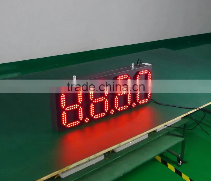 Outdoor gas led display