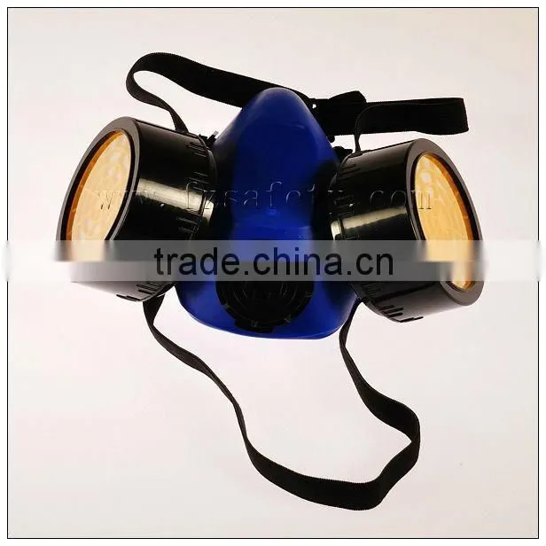 double cartridge gas mask with CE