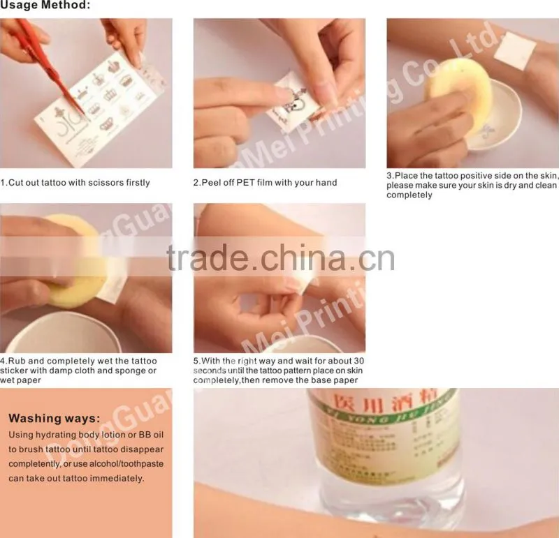 Elegant Jewelry Gold and Silver Temporary Tattoo