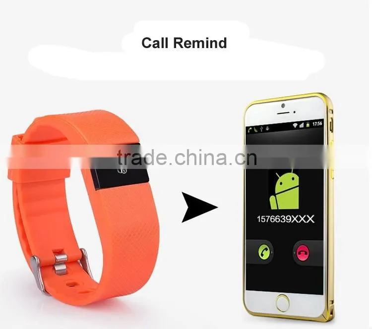 TW64s best selling quick response connection pedometer Heart rate wristband