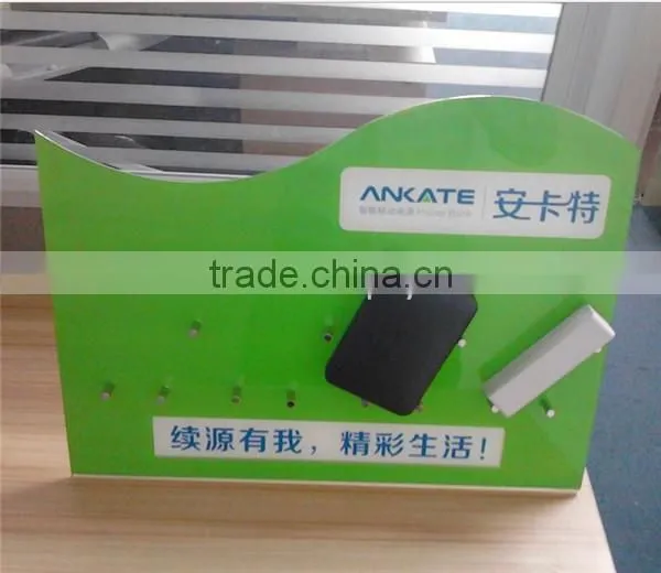 acrylic rotatable power bank electric display cabinet