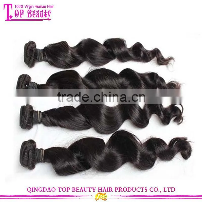 Fast Delivery Milky Way Pure Human Hair Double Weft Loose Wave Brazilian Milky Way Hair
