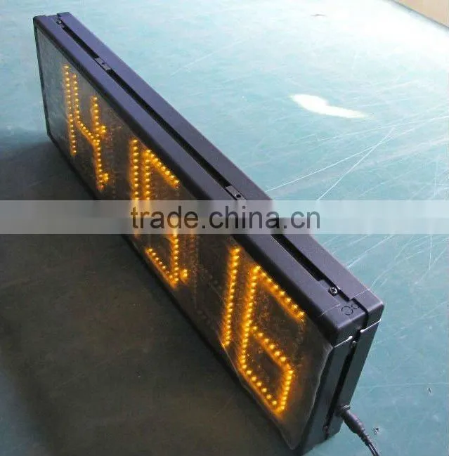 Hot alibaba cn outdoor led display for time date temperature