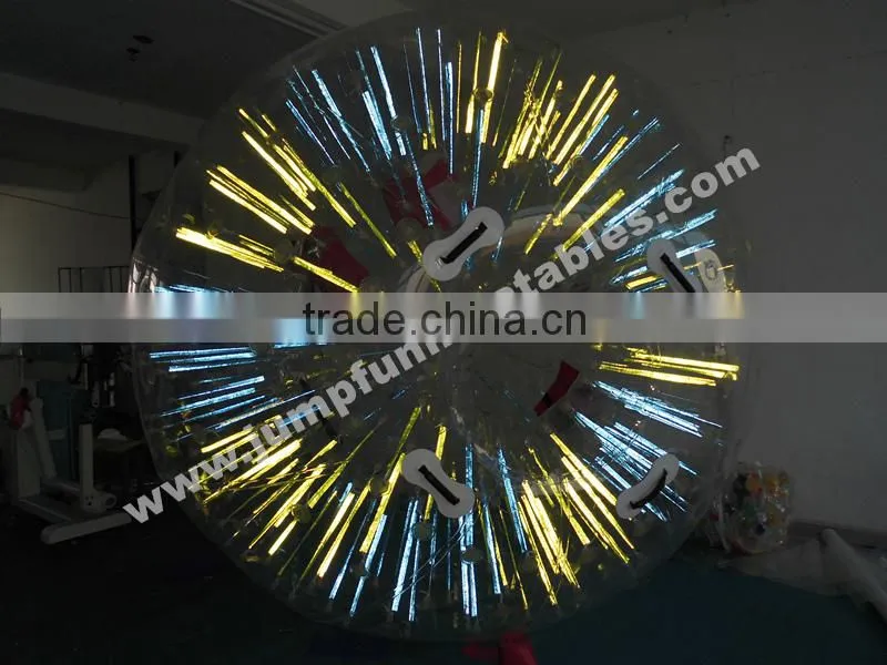 cheap 1.0mm PVC Zorb Ball,3 meter diameter Inflatable Zorb Ball for adults