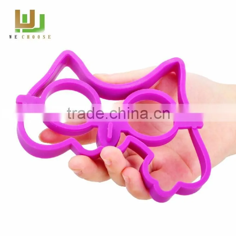 High Quality cute shape silicone fried egg ring pancake rings egg tart mold