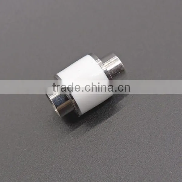 Factory direct stainless steel round diy beads, silver charm metal beads for bracelet