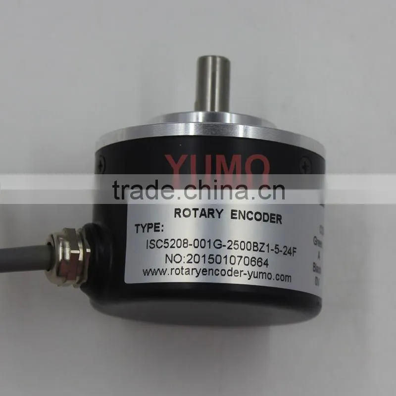 ok ISC5208 2500ppr CNC system MachineSolid shaft encoder optical price incremental rotary encoder