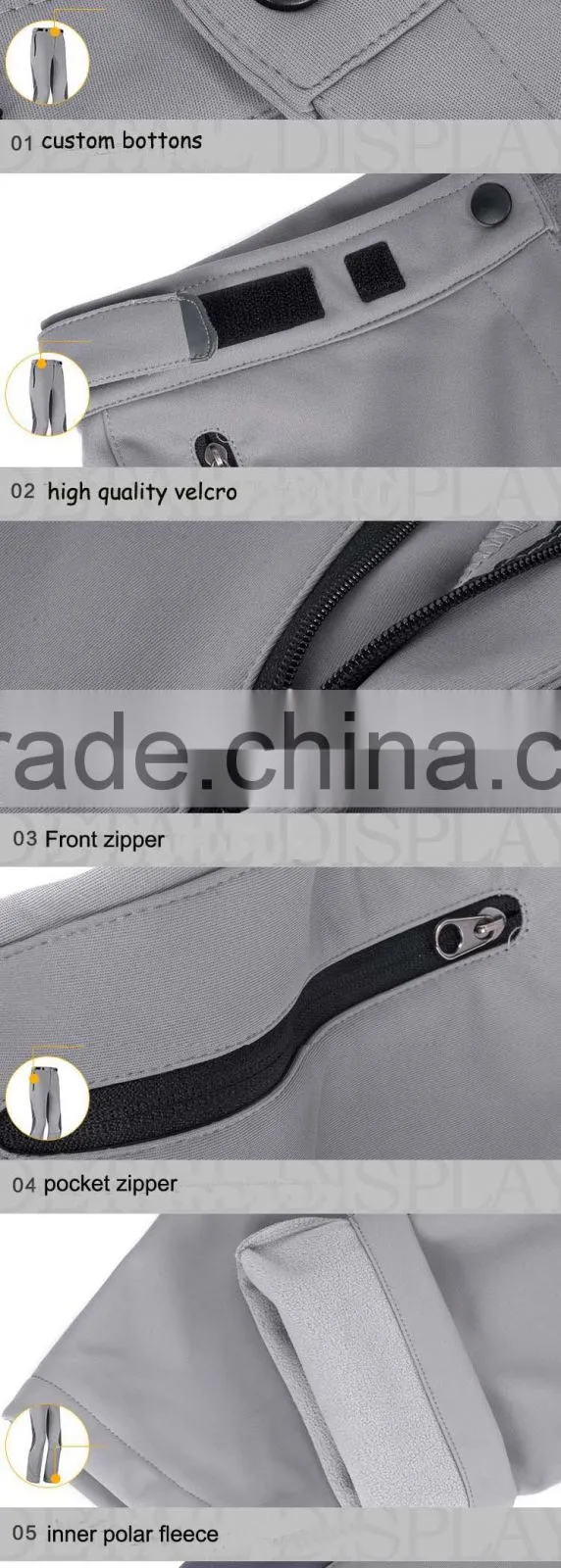 2015 china Hot sale Hangzhou waterproof women cheap hiking new fashion jogger pants