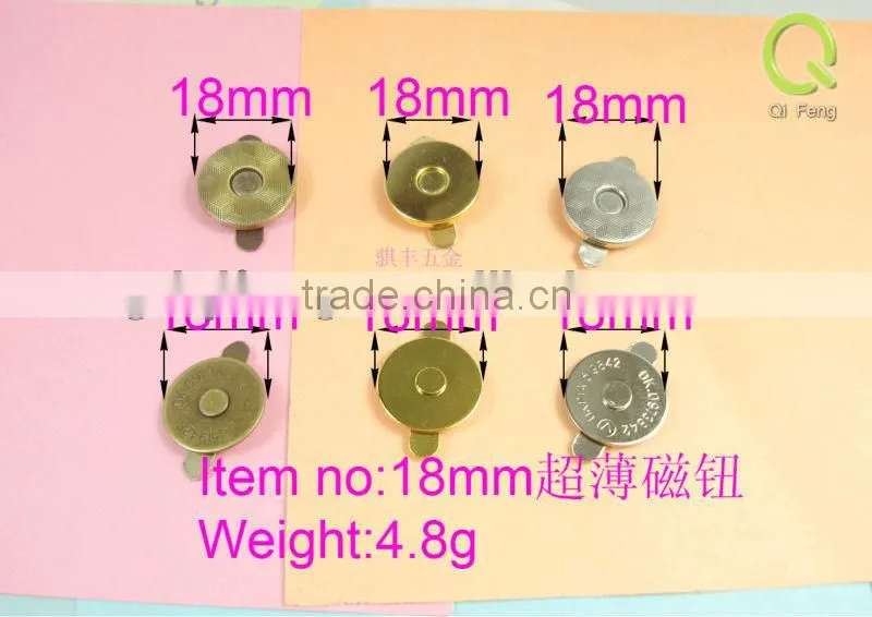 8mm button metal magnetic button rivets eyelets