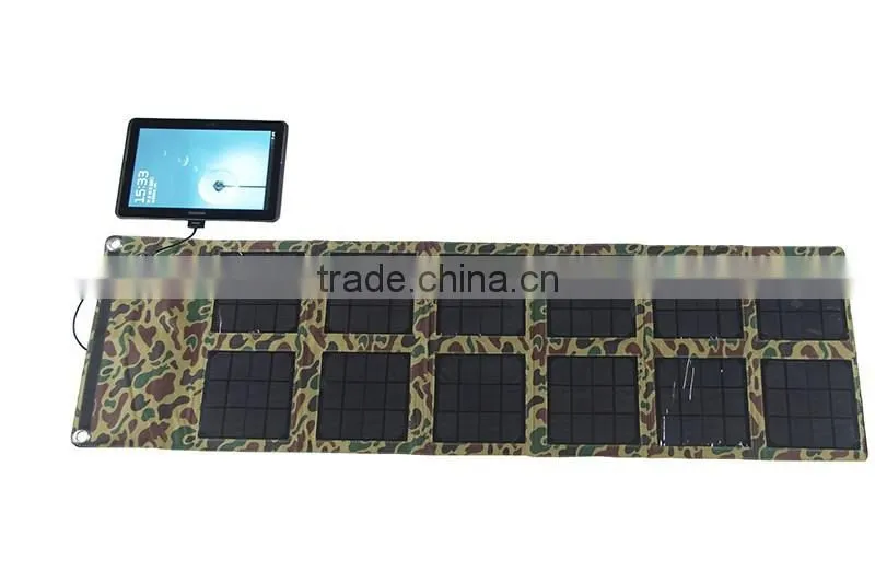 36W mono cloth foldable solar panel charging for macbook,laptop